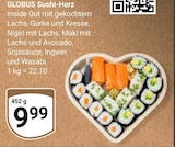 Sushi-Herz Angebote von Globus bei GLOBUS Leipzig für 9,99 €