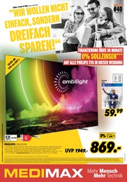 MEDIMAX Prospekt für Seligenstadt mit 8 Seiten MEDIMAX Prospekt für Seligenstadt: Mehr Mensch, Mehr Technik, 8 Seiten, 30.09.2022 - 07.10.2022