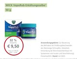 LINDA Premiumapotheke - VapoRub Erkältungssalbe Angebot im Prospekt VapoRub Erkältungssalbe bei LINDA Premiumapotheke im Prospekt "" für 9,50 €