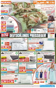Bettdecke im Norma Prospekt "Mehr fürs Geld" mit 18 Seiten (Regensburg)