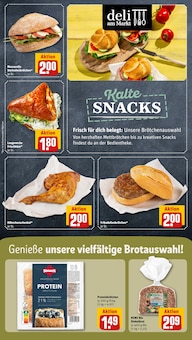 Brot im aktuellen REWE Prospekt (Moers) Brot im REWE Prospekt "Dein Markt" mit 36 Seiten (Moers)