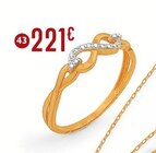 Bague diamants 0,04 ct, à 221,00 € dans le catalogue E.Leclerc