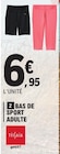 Bas de sport adulte - TISSAIA - E.Leclerc Bas de sport adulte - TISSAIA à 6,95 € dans le catalogue E.Leclerc