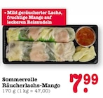 Sommerrolle Räucherlachs-Mango Angebote bei E center Heidelberg für 7,99 €