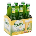 Bière sans alcool aromatisée - YOURS en promo chez Carrefour Market Bière sans alcool aromatisée - YOURS dans le catalogue Carrefour Market
