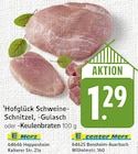 Hofglück Schweine-Schnitzel Angebote von Edeka bei E center Bensheim für 1,29 €