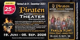 Piraten Action-OpenAir Theater Grevesmühlen im Netto mit dem Scottie Prospekt Piraten Action-OpenAir Theater Grevesmühlen im aktuellen Netto mit dem Scottie Prospekt für 25,00 €