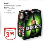 Beck's im Angebot bei GLOBUS in Wiesbaden Beck's Angebote bei GLOBUS Wiesbaden für 3,99 €