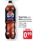 Pepsi Cola Zero Zucker Angebote von Pepsi bei E center Albstadt für 0,99 €