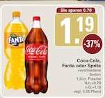 Aktuelles Coca-Cola, Fanta oder Sprite Angebot bei WEZ in Minden ab 1,19 €