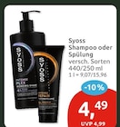 Shampoo von Syoss für 4,49 € bei budni im Angebot Shampoo von Syoss im aktuellen budni Prospekt