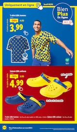 T-Shirt Angebote im Prospekt "Le vrai prix des bonnes choses" von Lidl T-Shirt Angebote im Prospekt "Le vrai prix des bonnes choses" von Lidl auf Seite 44