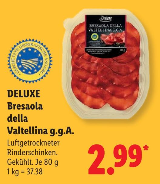 Bresaola della Valtellina g.g.A.