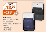 Man Eau de Toilette von Bugatti im aktuellen Müller Prospekt für 12,95 €