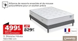 Matelas Hévéa 140×190 cm - DREAMEA - But à Quimper Matelas Hévéa 140×190 cm - DREAMEA en promo chez But Quimper à 499,99 €