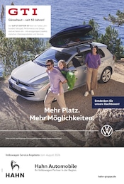 Volkswagen Prospekt für Böblingen: "Mehr Platz. Mehr Möglichkeiten.", 1 Seite, 01.06.2026 - 31.08.2026