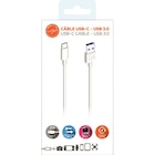 Câble USBC/USBA 1m blanc - ML en promo chez Carrefour Market Albi à 3,19 €