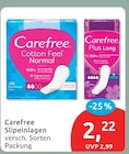 Slipeinlagen von Carefree im aktuellen budni Prospekt