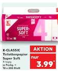 Aktuelle Toilettenpapier Angebote bei Kaufland in Duisburg Aktuelles Toilettenpapier Super Soft Angebot bei Kaufland in Duisburg ab 3,99 €