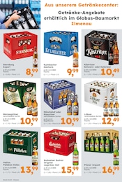 Bier im Globus-Baumarkt Prospekt in Arnstadt Aktueller Globus-Baumarkt Prospekt mit Bier, "Immer eine Idee besser", Seite 12