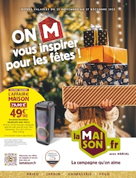 Prospectus LaMaison.fr à Lamastre, "ON M vous inspirer pour les fêtes !", 24 pages, 25/11/2025 - 27/12/2025