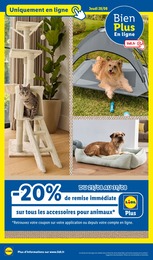 Prix et réduction Accessoires Animaux dans le prospectus Lidl en cours Offre Accessoires Animaux dans le catalogue Lidl du moment à la page 33