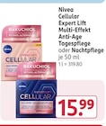 Cellular Expert Lift Multi-Effekt Anti-Age Tagespflege im Rossmann Prospekt Cellular Expert Lift Multi-Effekt Anti-Age Tagespflege von Nivea im aktuellen Rossmann Prospekt für 15,99 €