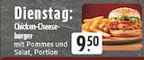 Chicken-Cheeseburger im Angebot bei E center in Herten Chicken-Cheeseburger Angebote bei E center Herten für 9,50 €