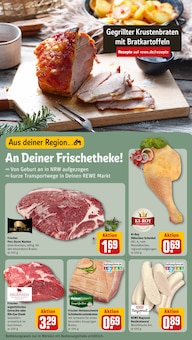 Hähnchen im aktuellen REWE Prospekt (Duisburg) Hähnchen im REWE Prospekt "Dein Markt" mit 40 Seiten (Duisburg)