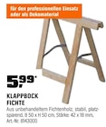 Klappbock Fichte  im aktuellen OBI Prospekt für 5,99 €