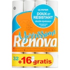 Papier Hygiénique - RENOVA - Carrefour Papier Hygiénique - RENOVA à 12,99 € dans le catalogue Carrefour