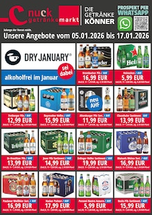 Becks im aktuellen Nuck Getränke Prospekt (Dresden) Becks im Nuck Getränke Prospekt "DIE GETRÄNKEKÖNNER" mit 2 Seiten (Dresden)