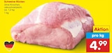 Aktuelles Schweine-Rücken Angebot bei Netto Marken-Discount in Hamburg ab 4,99 €