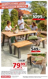 Tisch im Segmüller Prospekt Garten Spezial auf S. 6
