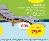 Gartenliege bei ROLLER im Hohenkirchen Prospekt für 79,99 €