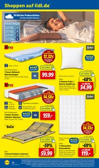 Bett im Lidl Prospekt "LIDL LOHNT SICH" mit 66 Seiten (Lübeck)