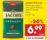 Krönung im Angebot bei Netto Marken-Discount in Emden Krönung Angebote von Jacobs bei Netto Marken-Discount Emden für 6,99 €