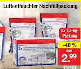 Luftentfeuchter Nachfüllpackung im Angebot bei Zimmermann in Mainz Luftentfeuchter Nachfüllpackung Angebote von Premium bei Zimmermann Mainz für 2,99 €