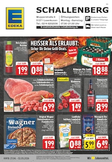 Bitburger im EDEKA Prospekt "Aktuelle Angebote" mit 24 Seiten (Leverkusen)