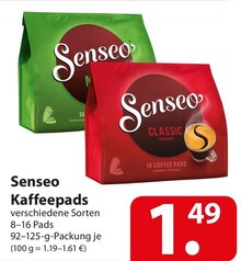 Senseo Kaffeepads bei famila Nordost in Bad Salzuflen Senseo Kaffeepads im Angebot bei famila Nordost Bad Salzuflen für 1,49 €