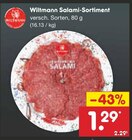 Netto Marken-Discount Puschendorf - Salami-Sortiment Angebot im Prospekt Salami-Sortiment bei Netto Marken-Discount im Puschendorf Prospekt für 1,29 €