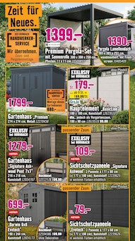 Gartenhaus im Hornbach Prospekt "Andere feiern Tore, du dein Projekt" mit 30 Seiten (Duisburg)