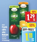 Fruchtsäfte von Albi für 1,11 € bei E center im Angebot Fruchtsäfte von Albi im aktuellen E center Prospekt