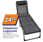 Klappbarer Liegestuhl im Angebot bei Action in Neumünster Klappbarer Liegestuhl Angebote bei Action Neumünster für 24,95 €