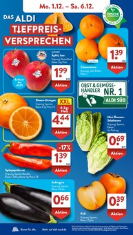 ALDI SÜD Prospekt der aktuellen Woche, gültig von 01.12.2025 bis 06.12.2025 Aktueller ALDI SÜD Prospekt "Gutes für Alle." mit 48 Seiten