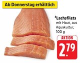 Aktuelles Lachsfilets Angebot bei EDEKA in Heilbronn ab 2,79 €