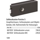 Aktuelles Schlosskasten Puristo S Angebot bei Holz Possling in Potsdam ab 194,00 €