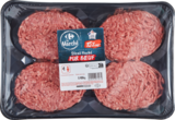 4 steaks hachés 15% M.G. CARREFOUR Le Marché en promo chez Carrefour Boulogne-Billancourt à 4,00 €