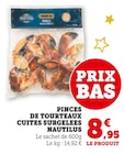 Pinces de tourteaux cuites surgelées - Nautilus en promo chez Super U Pinces de tourteaux cuites surgelées - Nautilus dans le catalogue Super U