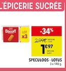 Speculoos - Lotus - Supeco Speculoos - Lotus à 1,97 € dans le catalogue Supeco
